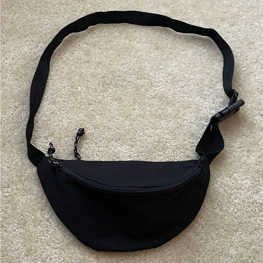 Black Fanny Bag - Crossbody Bag - Shoulder Bag…